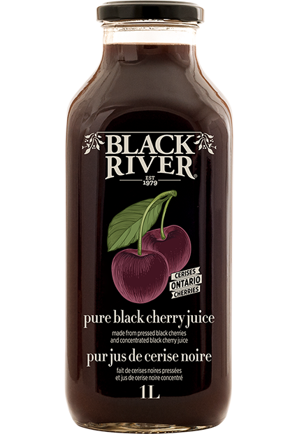 Pure Black Cherry Juice 1L, pack of 12