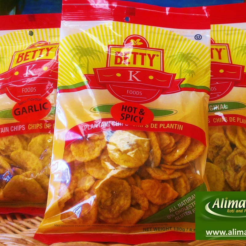 Betty K Foods - Cassava Chips, Spicy (pack of 25)