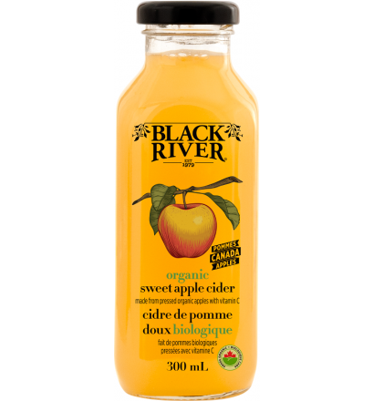 Black River Organic Sweet Apple Cider, 24x300ml