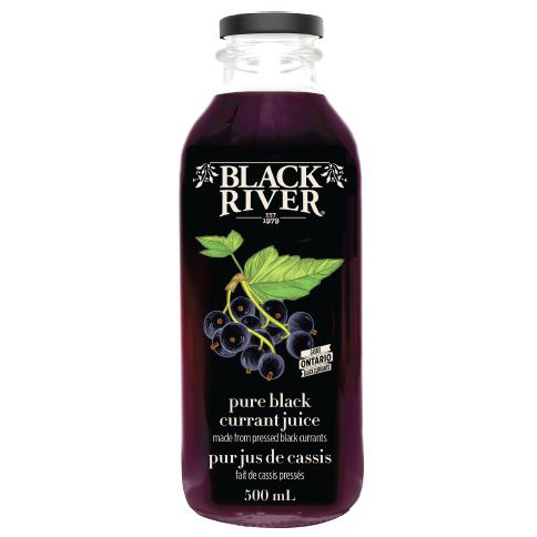 Black River Pure Black Currant Juice, 12x500ml