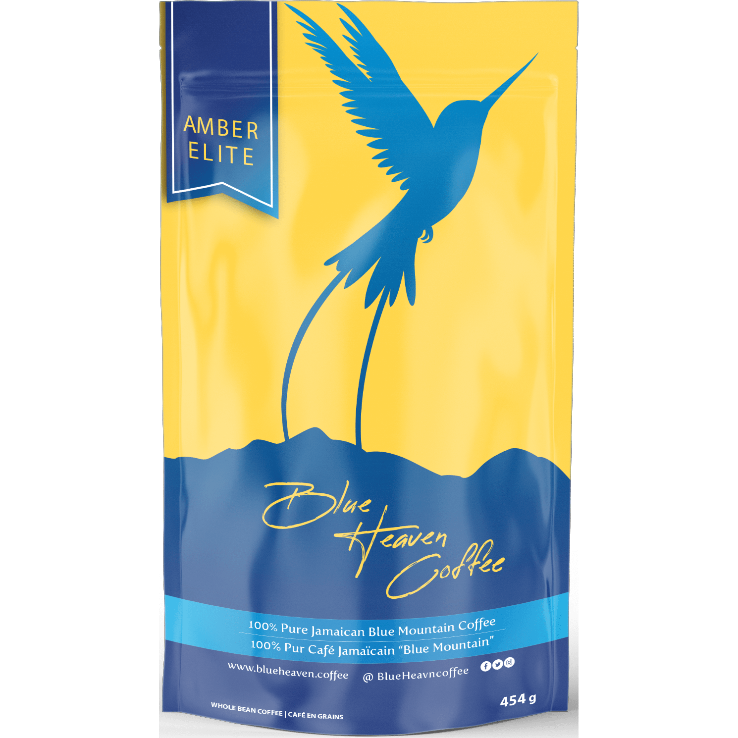 Blue Heaven Coffee - 100% Pure Jamaican Blue Mountain Coffee - Light Roast 1lb