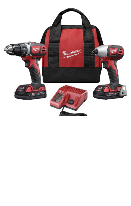 Milwaukee M18 Redlithium Cordless Compact Drill & Impact Driver Combo Kit