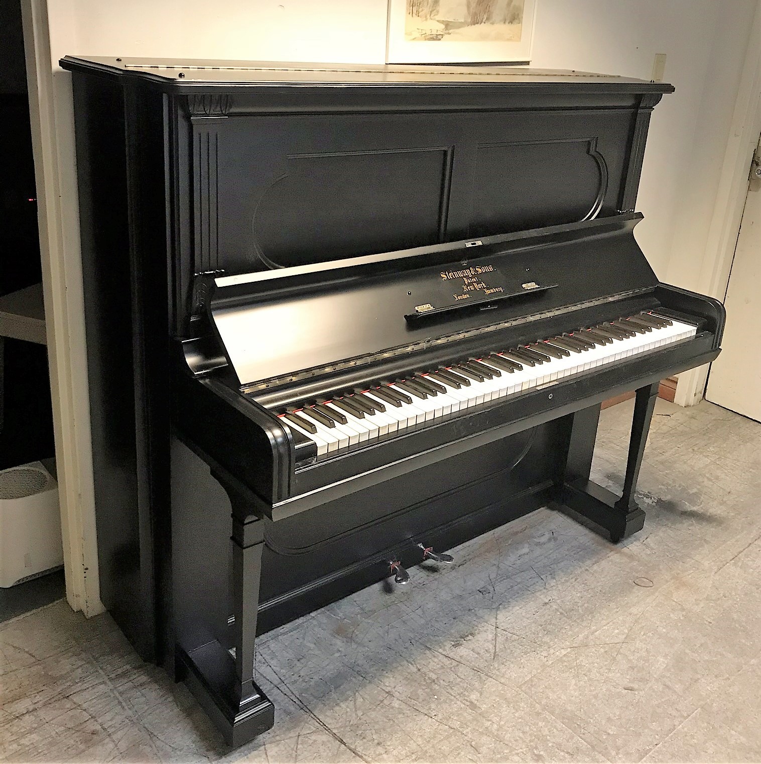 Steinway store upright piano