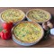 Roasted Red Pepper, Goat Cheese & Thyme Quiche