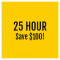 25 HOURS OF GENERAL CLEANING (SAVE $100!)