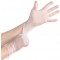 Disposable Vinyl Gloves, Clear, Box of 100