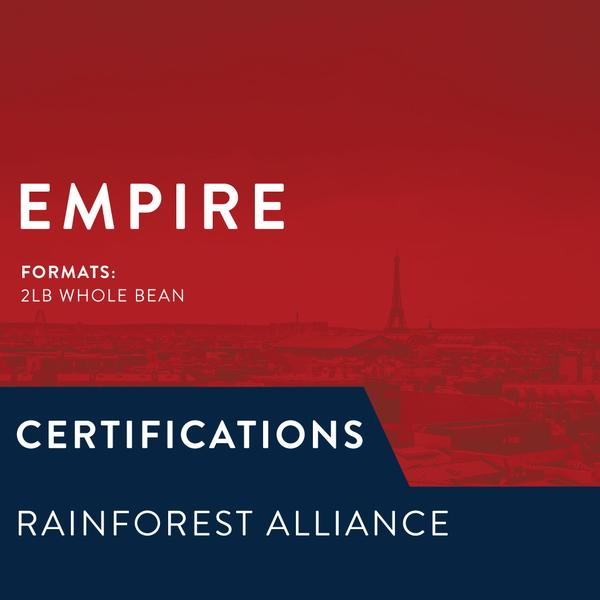 EMPIRE (RAINFOREST ALLIANCE) - FRENCH ROAST 24x2.50oz