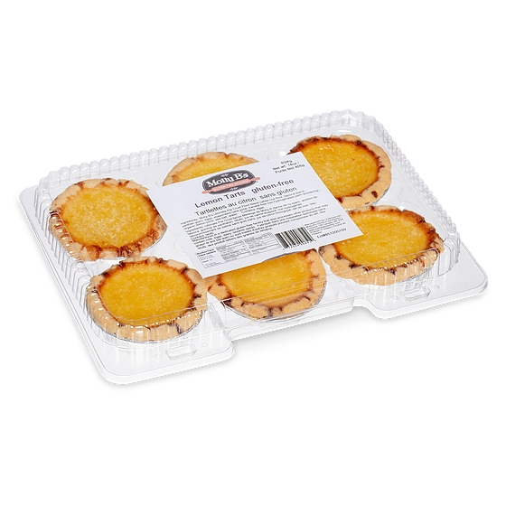 Molly B’s Gluten-Free Lemon Curd Tarts, 6pk x 12/case