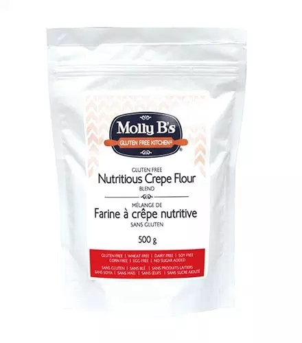 Molly B’s Gluten-Free Nutritious Crepe Flour Blend, Vegan, 3kg x 4/cs