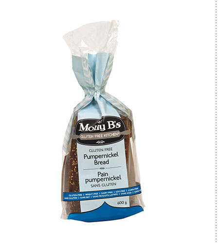 Molly B's Gluten Free Pumpernickel Bread