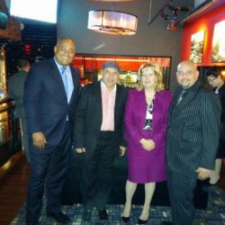 Minister Michael Coteau introduces 416Direct CEO, Ahmed Attia, to The Minister of Municipal Affairs, Linda Jeffrey